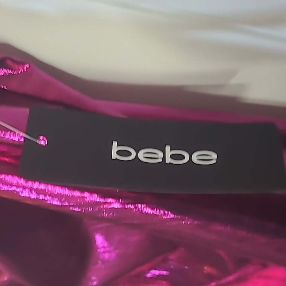 Bebe Metallic Pink Dress - Picture 3 of 3
